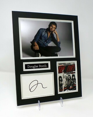 Douglas BOOTH Signed Mounted Photo Display AFTAL COA Nikki Sixx in The Dirt