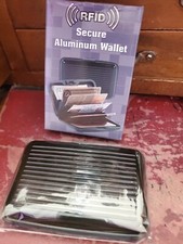 RFID ALUMINUM BUSINESS CARD HOLDER CASE ID credit rfid security wallet AG