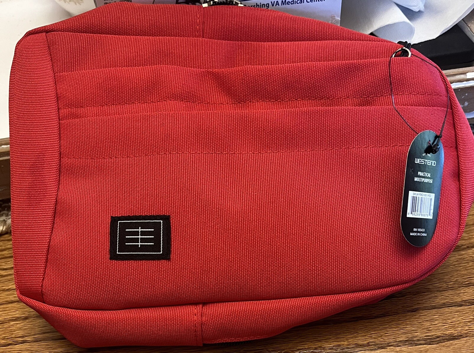 Hiking Backpack Trekking Bag W Zippers Waterproof New W Tag Outdoor Red-image