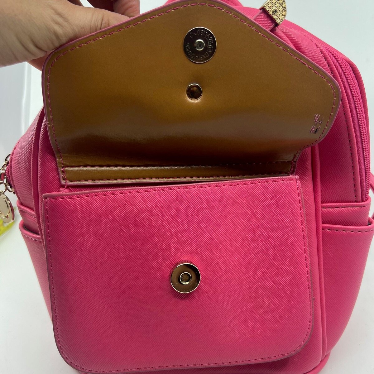 Cianmi Veasrge Goutuae backpack LCFUN Cianmi Veasrge Goutuae Mini Leather Backpack main image 2