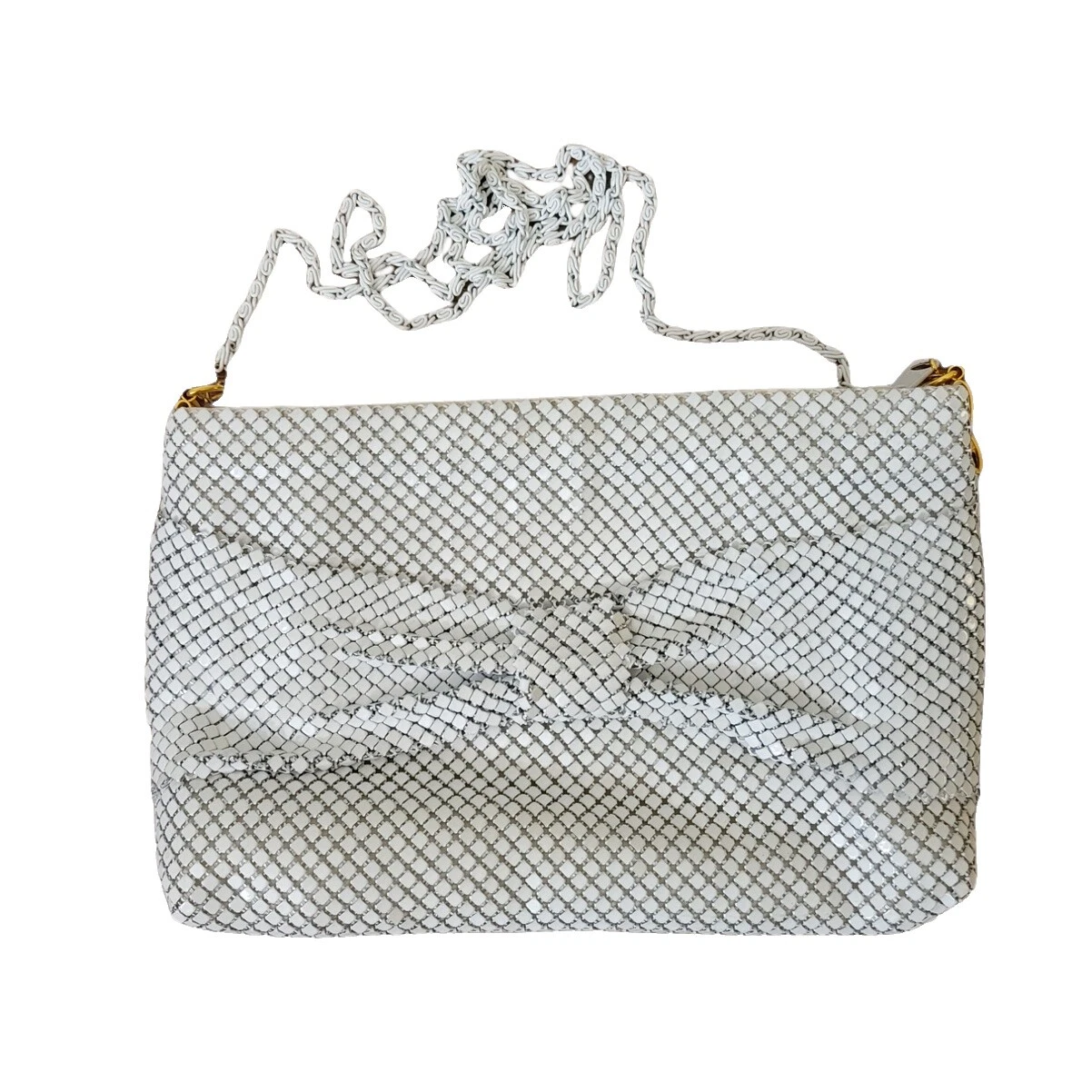 Shoulder Bag White 1970s Vintage Bags, Handbags & Cases