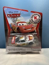 Disney Pixar Cars 2 Silver Series LIGHTNING MCQUEEN 2011 Kmart Exc Near Mint!