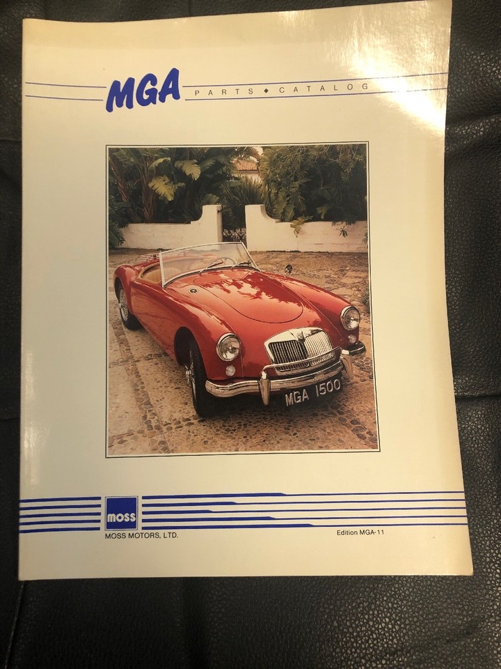 Moss Motors Parts Catalog For MGA 65 Page Catalog From 1985. Edition MGA  -11 | eBay