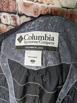 【美品 ビッグシルエット】オムニテック【XL】Columbia スノージャケット COLUMBIA SIKES FAUX DENIM JEAN SNOWBOARD SKI WINTER JACKET XL X