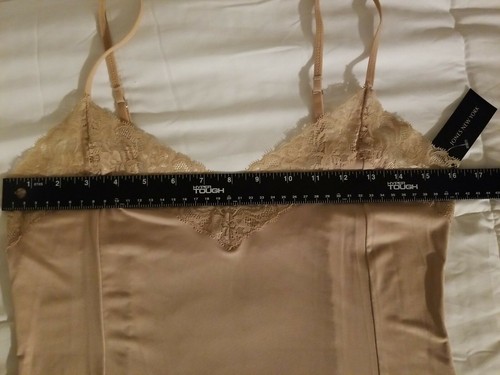 Jones New York Nude Slip Night Gown lace border Size Large NWT - Picture 5 of 7