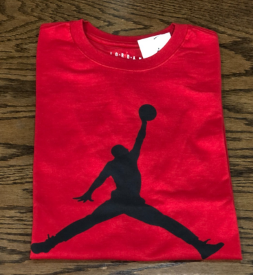 NEW* Men's NIKE AIR JORDAN JUMPMAN PRINT CREW T SHIRTS RED (CJ0921