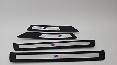 11-16 BMW F10 535i Front Rear Left Right Door Sill Scuff Plate Cover Set X4 OEM