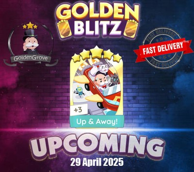 Golden Blitz Event   Up & Away   5 Mono_Poly_-Go 5S Stickers Cards  
