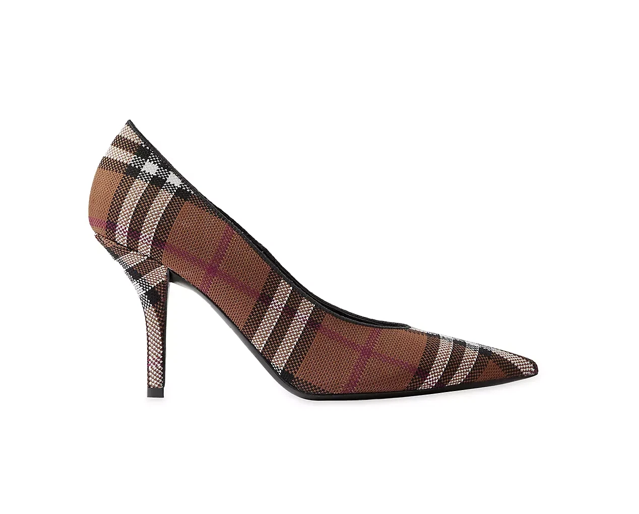 Burberry — Burberry Ally 85mm Woven Check Pumps - Retail $890