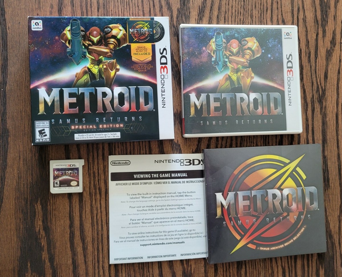 CDのみ メトロイド サムスリターンズ Metroid Samus Returns Special Edition w/ Music CD (CD Is Sealed