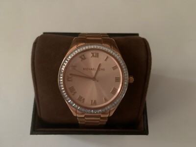 Michael Kors Rose Gold Tone Crystal Bezel Women\'s Watch Michael Kors Women main image 4