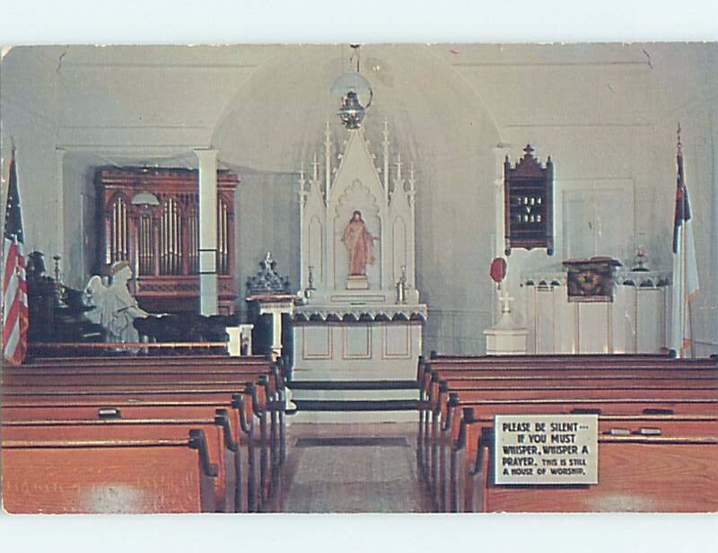 Damaged Back Pre1980 CHURCH SCENE Minden Nebraska NE make an offer