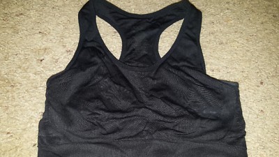 Jockey Sports Bra Yoga Sports Black Size Small Womans