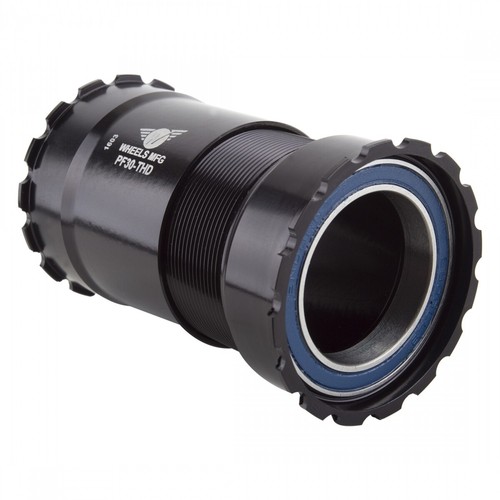 WHEELS MANUFACTURING BB SET WMFG PRESSFIT 30 BLK THREAD TOGETHER