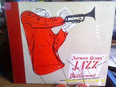 NORMAN GRANZ JULY,1944 L.A. LIVE JAZZ BEAUTIFUL  3 RECORD SET  PLAYED EX+++VOL6
