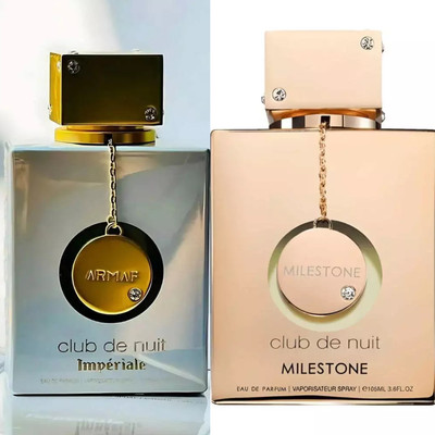 Armaf Club De Nuit Imperiale & Club De Nuit Milestone EDP Perfume Combo 3.6 OZ