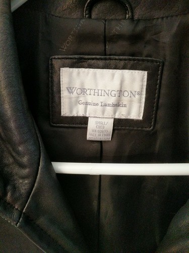 worthington genuine lambskin jacket 93677