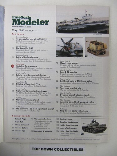 Feinmaßstab Modellbauer Magazin Mai 2003 100 bedeutendste Flugzeuge des Jahrhunderts - Bild 2 von 2