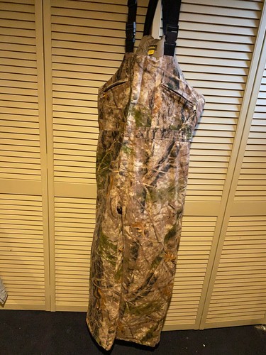 Cabelas Hunting Bibs Zonz Woodland Camo 