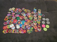 HUGE LOT OF 240+  Wild KAPS Caps Pogs. 8 Slammers Milk Caps. different sets.