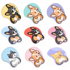 Ergonomic Mouse Pad with Gel Wrist Support 3D Funny Butt Anime Wrist Rest
