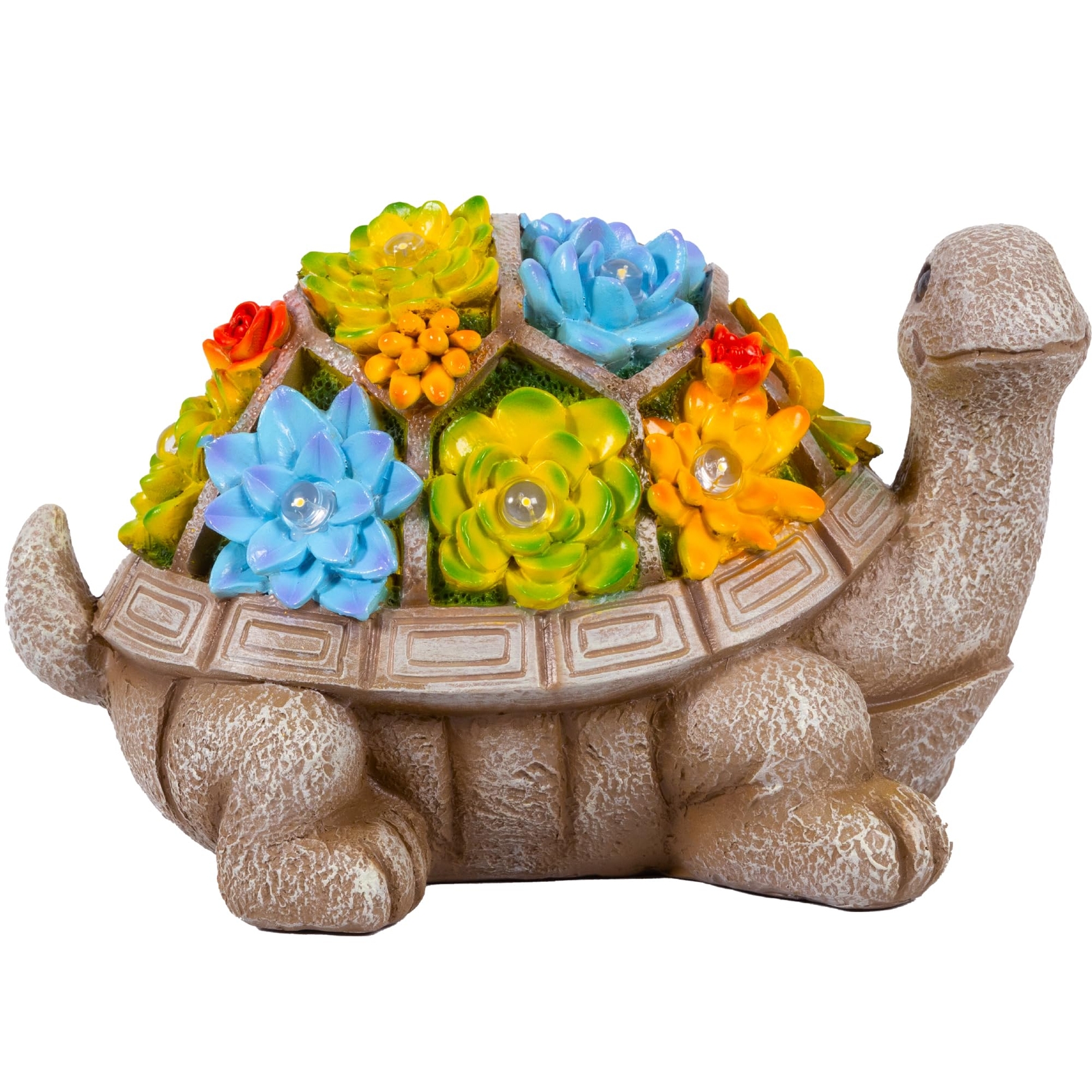 Gadgy Solar Gartenfiguren Schildkröte - Solarlampen für außen - (t2T)