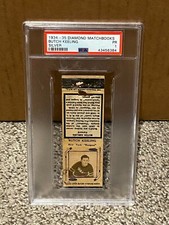 1934-35 Diamond Matchbooks SILVER - BUTCH KEELING - PSA 1 PR - pop1 w/ 1 Higher