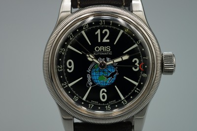 [TOP MINT 0671] ORIS Big Crown Wings Around the World II Automatik Uhr JAPAN