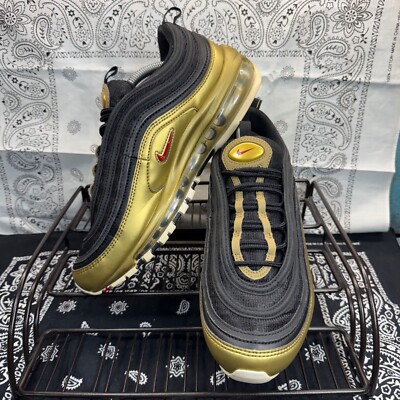 Nike Air Max 97 QS Metallic Gold/Black Athletic Shoes AT5458  display picture 3