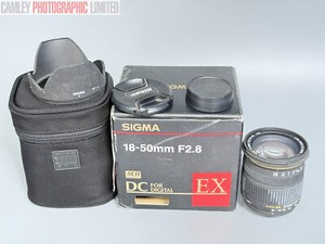 Sigma 18-50mm f2.8 Zoom Lens for Nikon AF. Boxed. Graded: EXC [#20043]