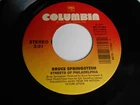 Bruce Springsteen Streets of Philadelphia NM 1993 Rare 7" Jukebox Single Unused