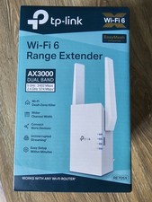 T-P Link WiFi 6 Range Extender AX3000 Dual Band 5GHz 2.4GHz