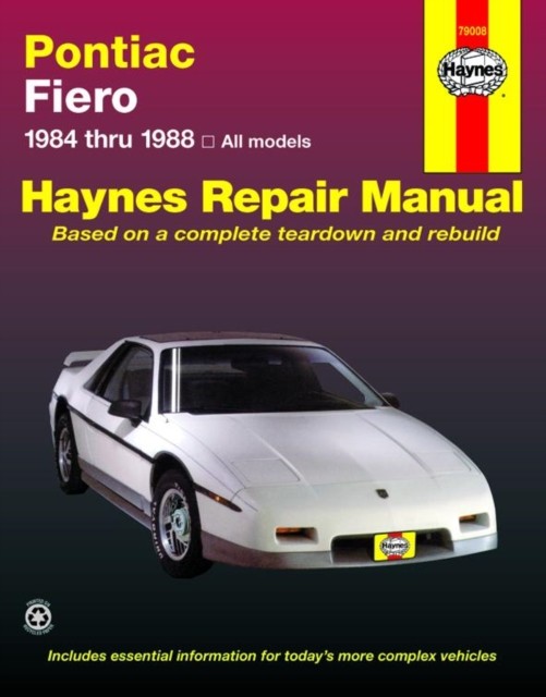Pontiac Fiero (1984-1988) Haynes Repair Manual  by Haynes Publishing PAPERBACK