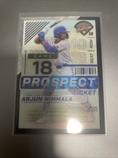 Arjun Nimmala 2024 Panini Prospect Edition Black Velocity Prizm /39 (RC) #42