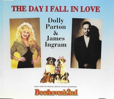 DOLLY PARTON & JAMES INGRAM Day I fall In love w/ INSTRUMENTAL CD single SEALED