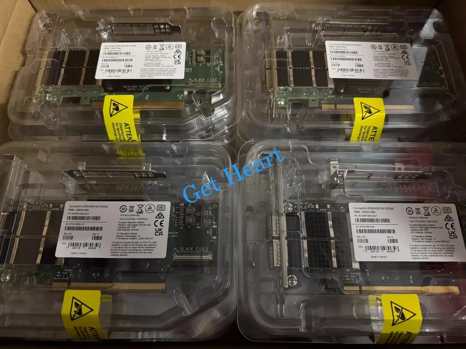 New Mellanox MCX653106A-ECAT ConnectX-6 HDR 100Gb Adapter FedEx or DHL or UPS - Image 4 of 4