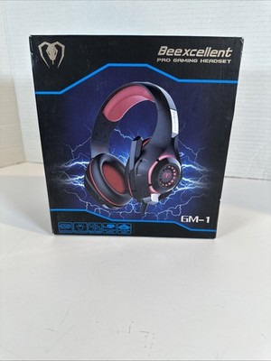 Beexcellent GM 1 Pro Gaming Headset   PS4, XBOX ,PC  Blue (NEW) open box