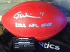 Garrett Wilson New York Jets Autographed Wilson Duke Football Fanatics COA