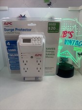 APC 4-Outlet Wall Surge Protector with Timer-Controlled Outlets Model P4GC