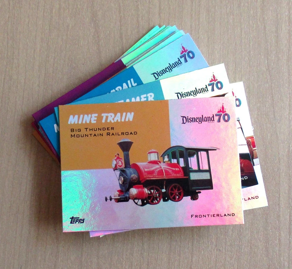 2025 Topps Disneyland 70 25 Karten komplett Züge/Räder INSERT Set - Bild 1 von 1