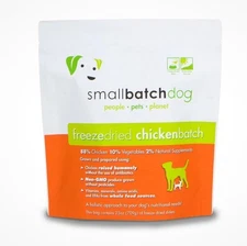 Smallbatch Pets Freeze-Dried Premium Raw Food Diet for Dogs, 25oz, Chicken Re...