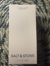 SALT STONE Saffron Cedar Body Mist 3.4 oz 100mL New in Box