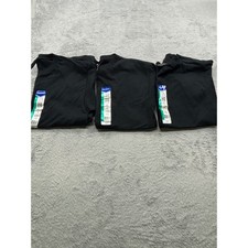 Gildan Heavy Cotton Youth T Shirt XL Black G5000B 3 Pack New