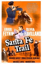 Santa Fe Trail B&W 16mm sound feature  WB 1940 Errol Flynn  imdb 6.2  E853