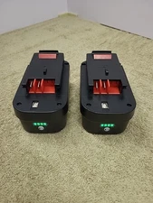 18V 1.5Ah NiCd Battery for Black & Decker HPB18, HPB18-OPE, Firestorm Lot Of 2