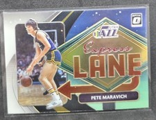 2020-21 Donruss Optic Express Lane Pete Maravich Utah Jazz #6