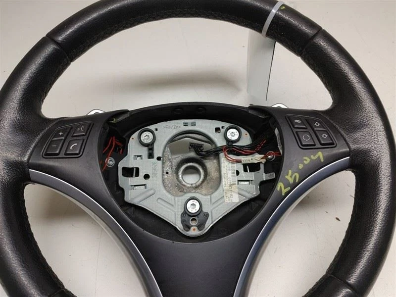 Volante de couro 2008-2013 BMW 128i 135i 328i 335i X1 fabricante de equipamento original  - Imagem 2 de 4