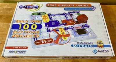 Elenco Electronic Snap Circuits Jr. Junior 100+ Projects SC-100 NEW Open Box