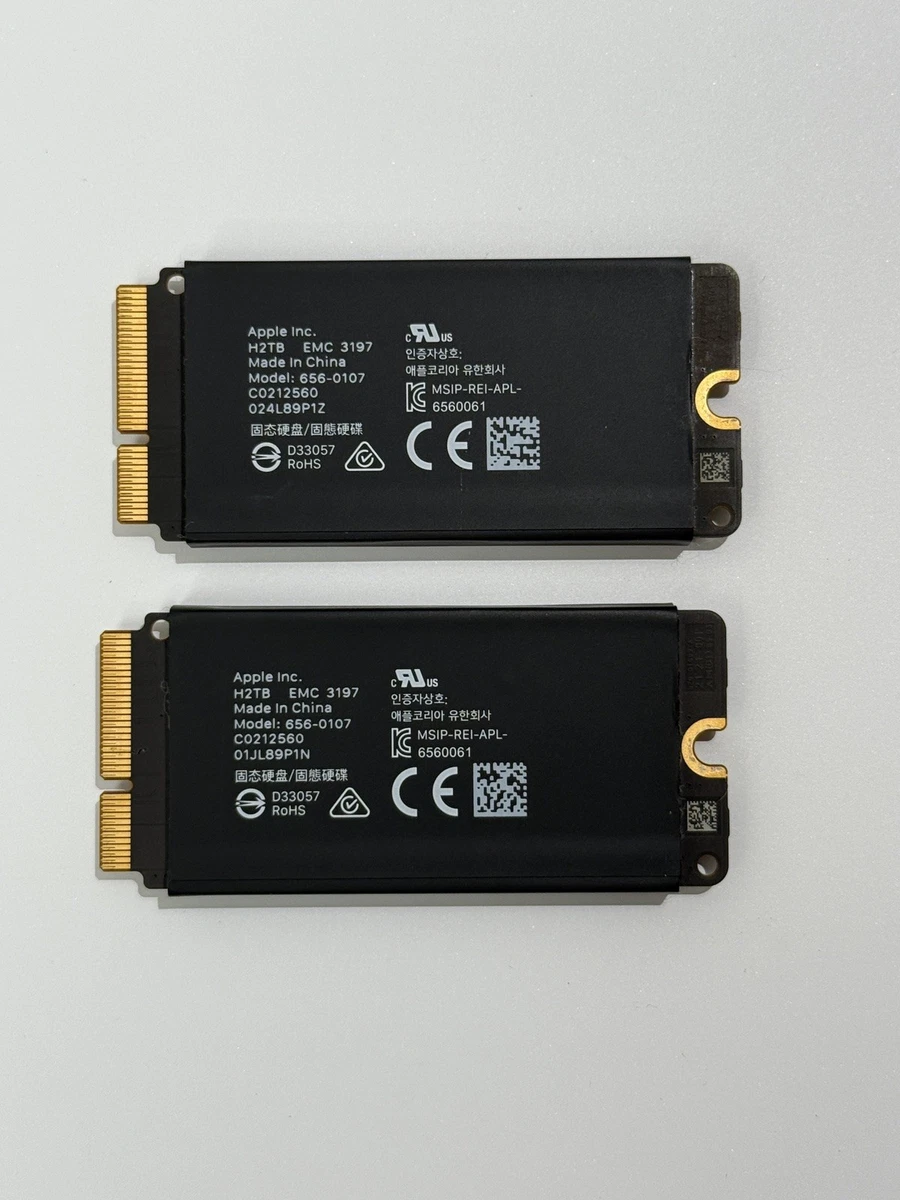 内蔵型SSD APPLE SSD H2TB EMC 3197 (2TBx2) 4TB NVMe Apple M.2 Interface Solid State Drives for sale | eBay