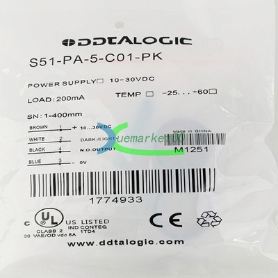 1PC S51-PA-5-C01-PK Photoelectric Sensor For DATALOGIC NEW